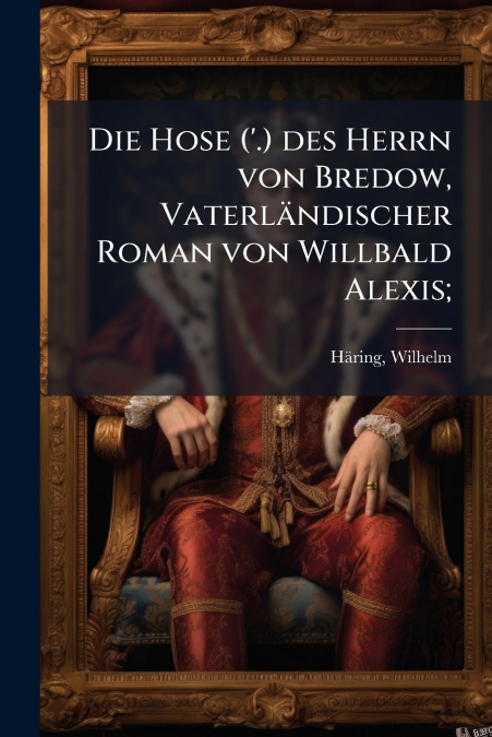 Die Hose (’.) des Herrn von Bredow, Vaterländischer Roman von Willbald Alexis;