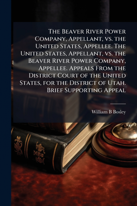 The Beaver River Power Company, Appellant, vs. the United States, Appellee. The United States, Appellant, vs. the Beaver River Power Company, Appellee. Appeals From the District Court of the United St
