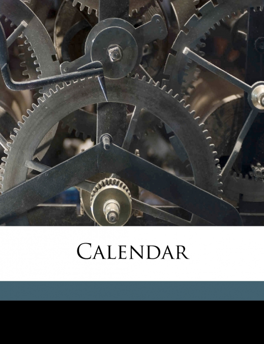 Calenda, Volume 1890-1891