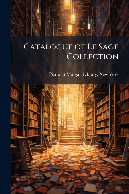 Catalogue of Le Sage Collection