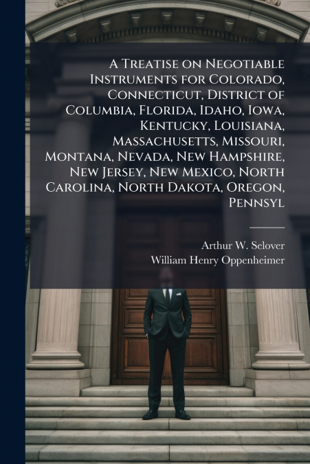 A Treatise on Negotiable Instruments for Colorado, Connecticut, District of Columbia, Florida, Idaho, Iowa, Kentucky, Louisiana, Massachusetts, Missouri, Montana, Nevada, New Hampshire, New Jersey, Ne
