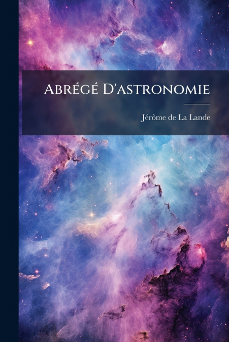 Abrégé D’astronomie