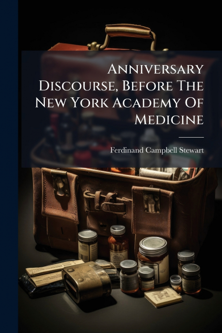 Anniversary Discourse, Before The New York Academy Of Medicine