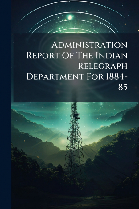 Administration Report Of The Indian Relegraph Department For 1884-85