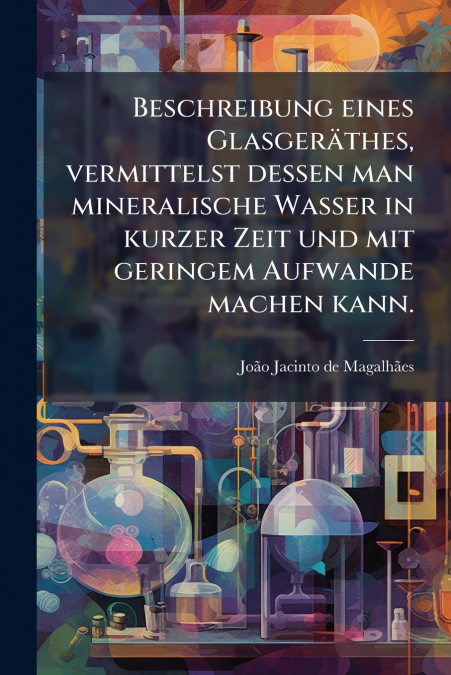 Beschreibung eines Glasgeräthes, vermittelst dessen man mineralische Wasser in kurzer Zeit und mit geringem Aufwande machen kann.
