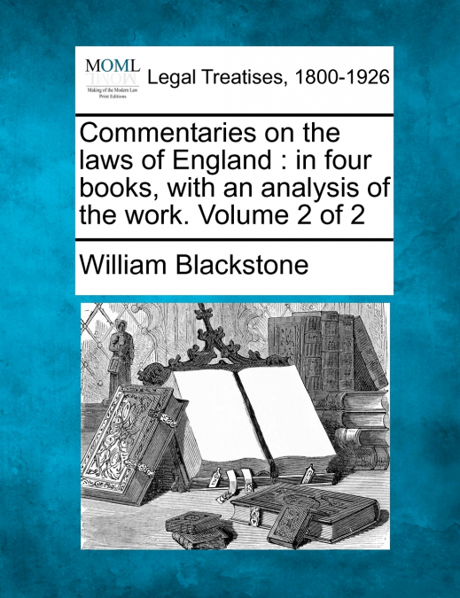 Commentaries on the laws of England
