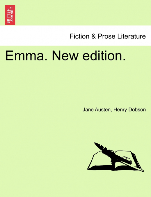 Emma. New edition.