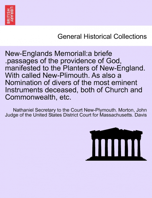 New-Englands Memoriall