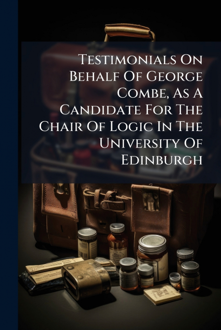 Testimonials On Behalf Of George Combe, As A Candidate For The Chair Of Logic In The University Of Edinburgh