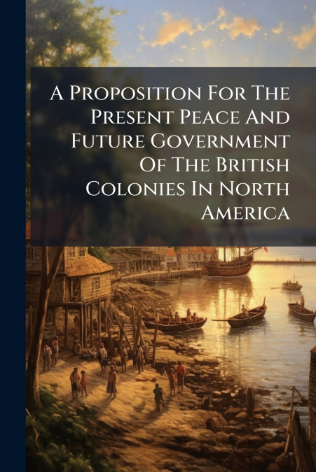 A Proposition For The Present Peace And Future Government Of The British Colonies In North America