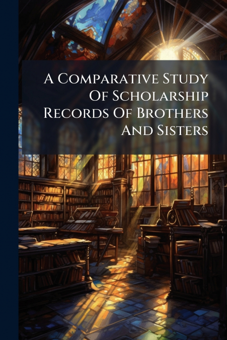 A Comparative Study Of Scholarship Records Of Brothers And Sisters