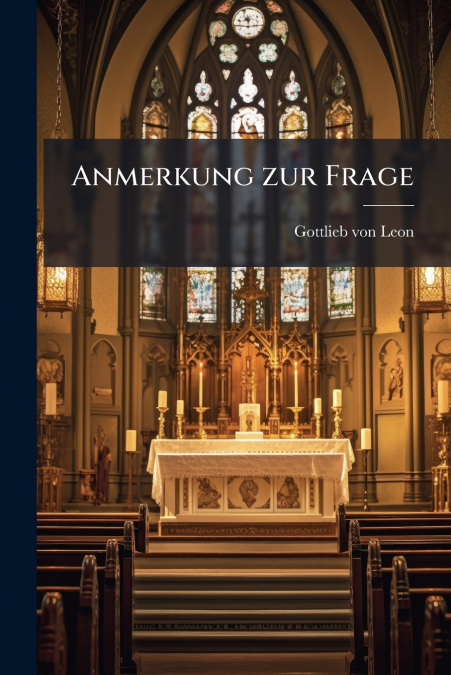 Anmerkung zur Frage