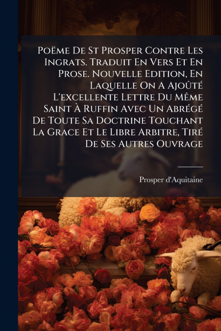Poëme De St Prosper Contre Les Ingrats. Traduit En Vers Et En Prose. Nouvelle Edition, En Laquelle On A Ajoûté L’excellente Lettre Du Même Saint À Ruffin Avec Un Abrégé De Toute Sa Doctrine Touchant L