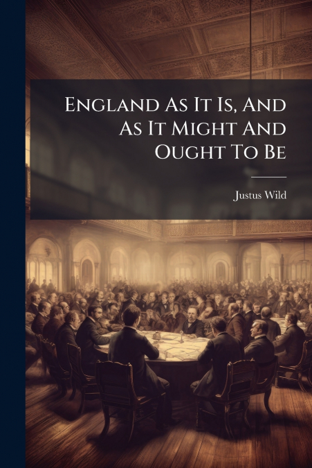 England As It Is, And As It Might And Ought To Be