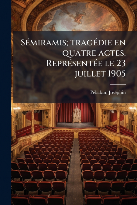 Sémiramis; tragédie en quatre actes. Représentée le 23 juillet 1905