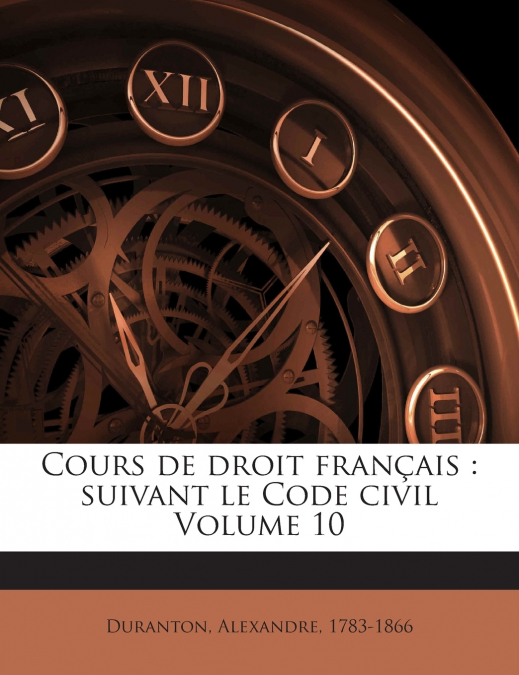 Cours de droit français