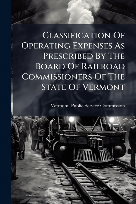 Classification Of Operating Expenses As Prescribed By The Board Of Railroad Commissioners Of The State Of Vermont