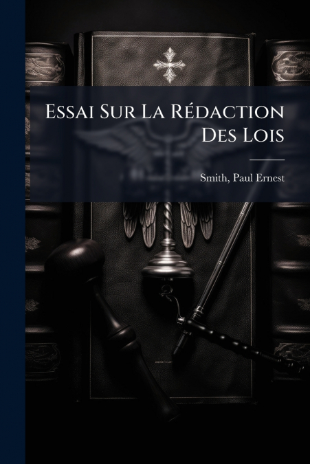 Essai Sur La Rédaction Des Lois