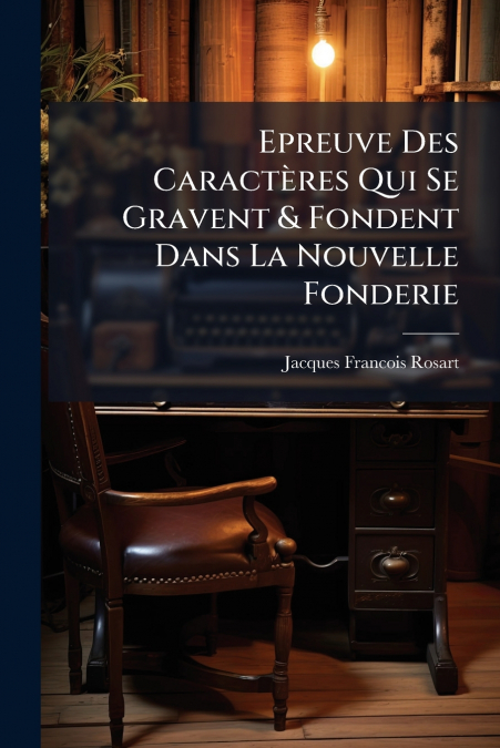 Epreuve Des Caractères Qui Se Gravent & Fondent Dans La Nouvelle Fonderie