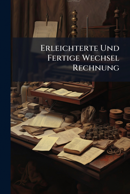 Erleichterte Und Fertige Wechsel Rechnung