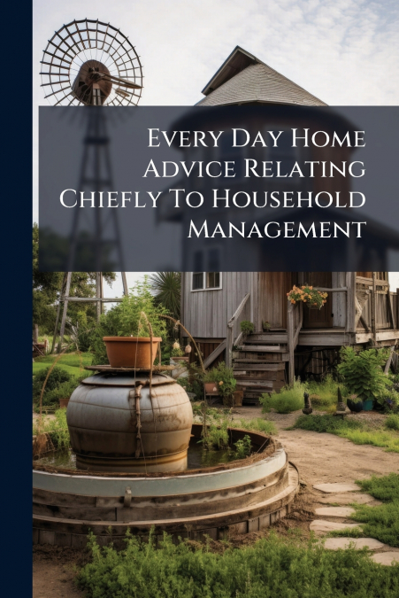 Every Day Home Advice Relating Chiefly To Household Management