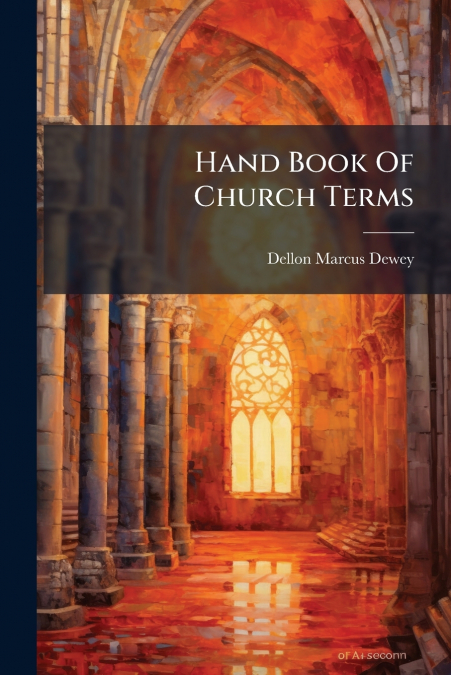 Hand Book Of Church Terms