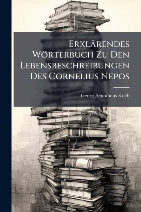 Erklärendes Wörterbuch Zu Den Lebensbeschreibungen Des Cornelius Nepos