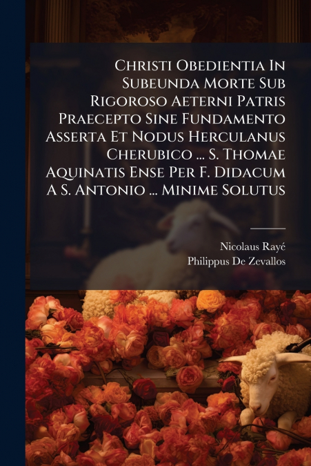 Christi Obedientia In Subeunda Morte Sub Rigoroso Aeterni Patris Praecepto Sine Fundamento Asserta Et Nodus Herculanus Cherubico ... S. Thomae Aquinatis Ense Per F. Didacum A S. Antonio ... Minime Sol