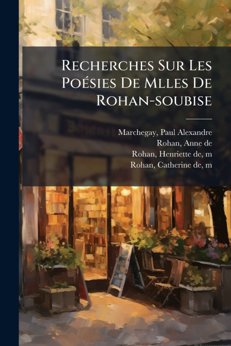 Recherches Sur Les Poésies De Mlles De Rohan-soubise