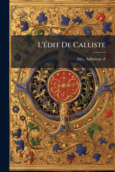 L’édit De Calliste