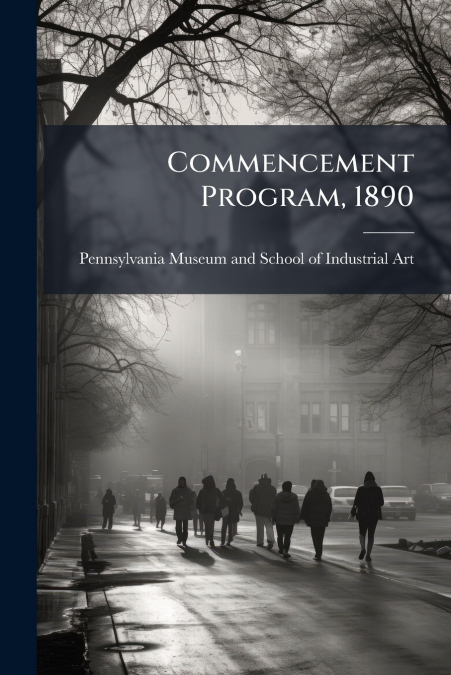 Commencement Program, 1890