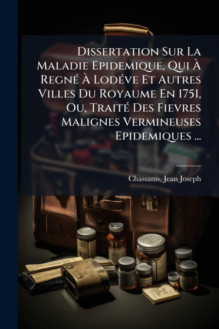 Dissertation Sur La Maladie Epidemique, Qui À Regné À Lodéve Et Autres Villes Du Royaume En 1751, Ou, Traité Des Fievres Malignes Vermineuses Epidemiques ...