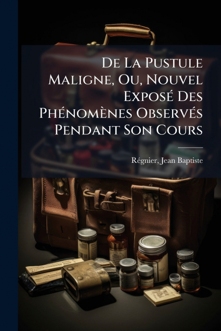De La Pustule Maligne, Ou, Nouvel Exposé Des Phénomènes Observés Pendant Son Cours