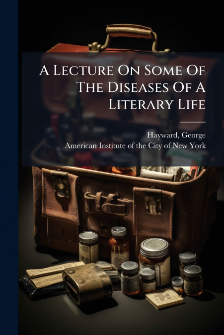 A Lecture On Some Of The Diseases Of A Literary Life