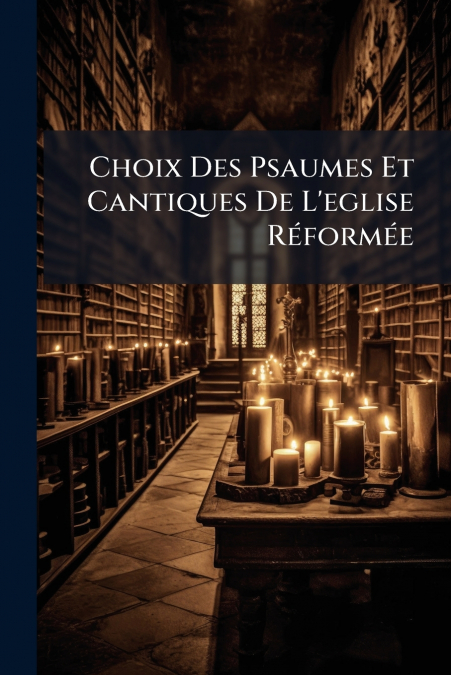 Choix Des Psaumes Et Cantiques De L’eglise Réformée