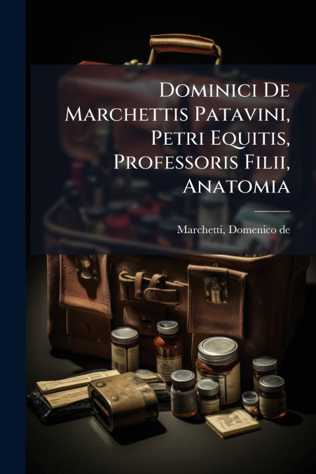 Dominici De Marchettis Patavini, Petri Equitis, Professoris Filii, Anatomia