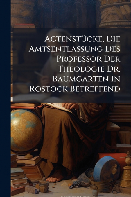 Actenstücke, Die Amtsentlassung Des Professor Der Theologie Dr. Baumgarten In Rostock Betreffend