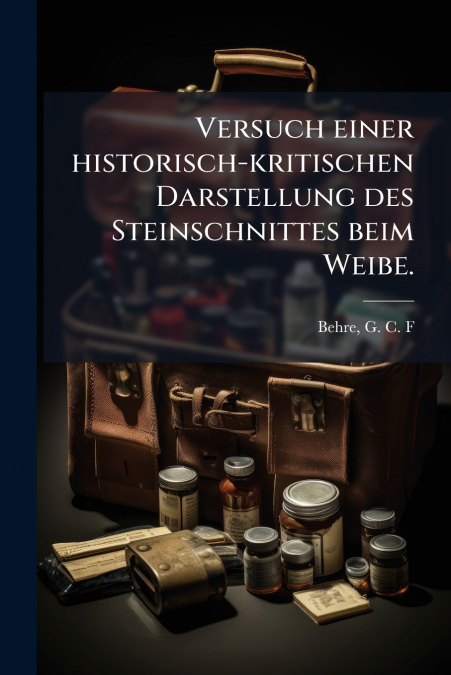 Versuch einer historisch-kritischen Darstellung des Steinschnittes beim Weibe.