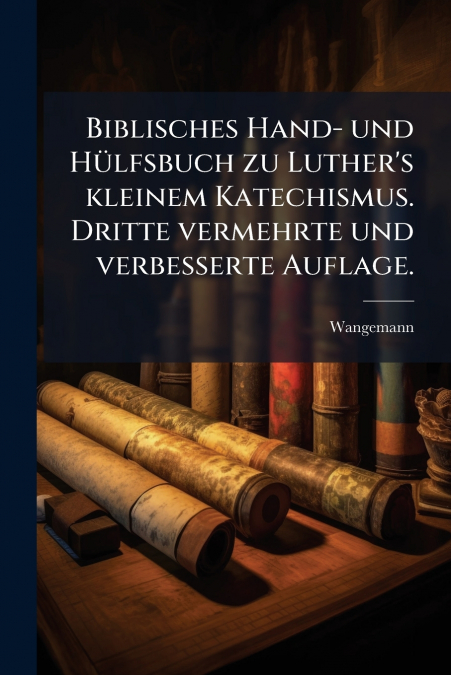 Biblisches Hand- und Hülfsbuch zu Luther’s kleinem Katechismus. Dritte vermehrte und verbesserte Auflage.