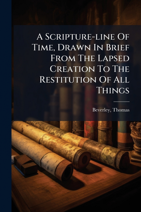 A Scripture-line Of Time, Drawn In Brief From The Lapsed Creation To The Restitution Of All Things