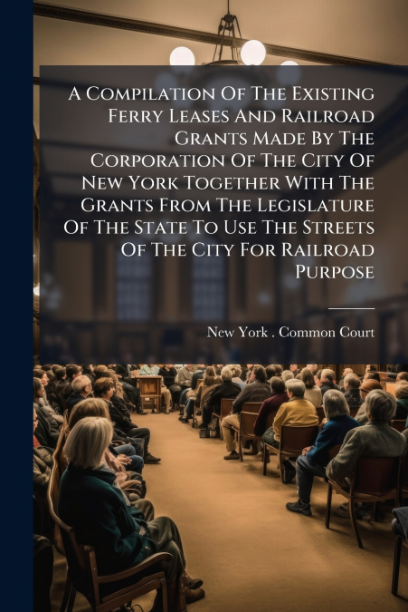 A Compilation Of The Existing Ferry Leases And Railroad Grants Made By The Corporation Of The City Of New York Together With The Grants From The Legislature Of The State To Use The Streets Of The City