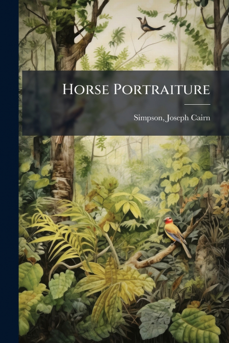 Horse Portraiture