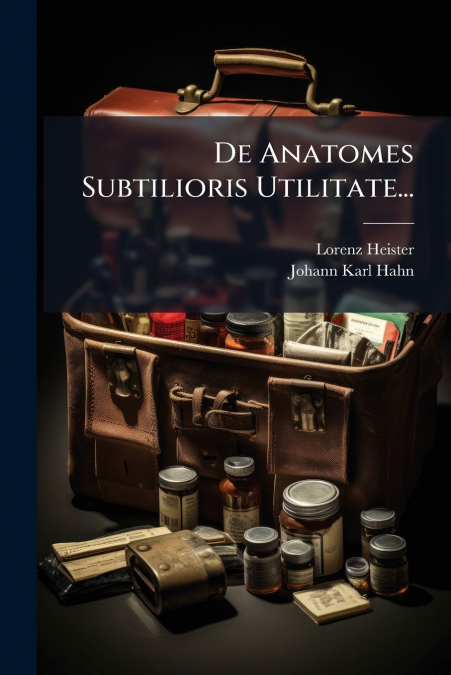De Anatomes Subtilioris Utilitate...