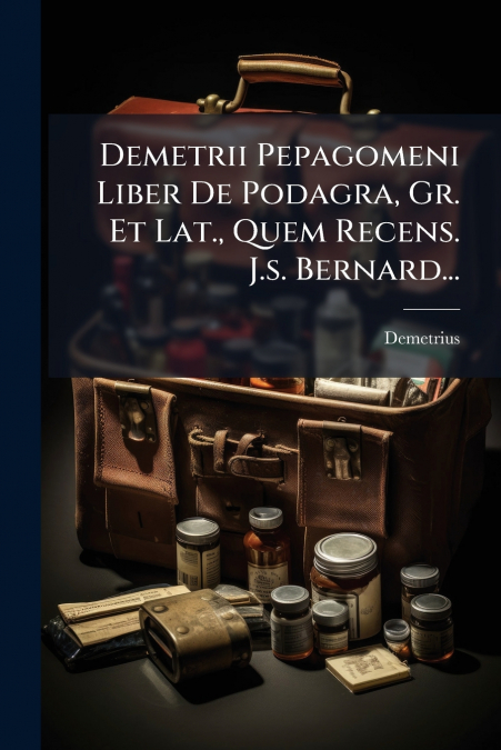 Demetrii Pepagomeni Liber De Podagra, Gr. Et Lat., Quem Recens. J.s. Bernard...