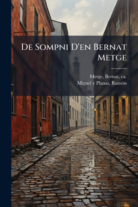 De Sompni D’en Bernat Metge