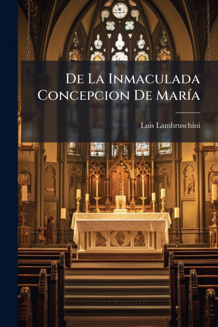 De La Inmaculada Concepcion De María