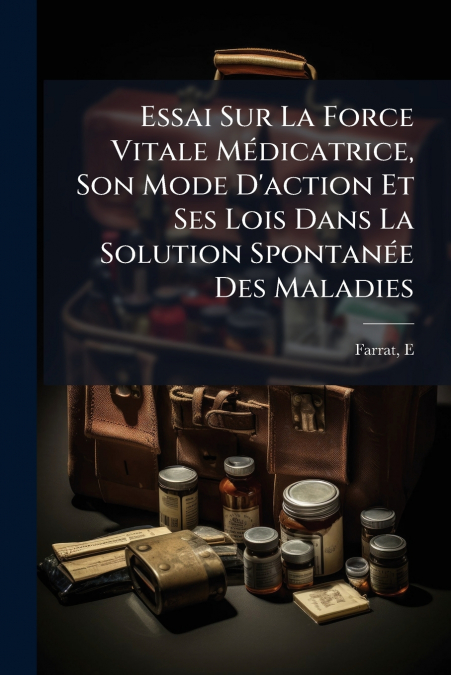 Essai Sur La Force Vitale Médicatrice, Son Mode D’action Et Ses Lois Dans La Solution Spontanée Des Maladies