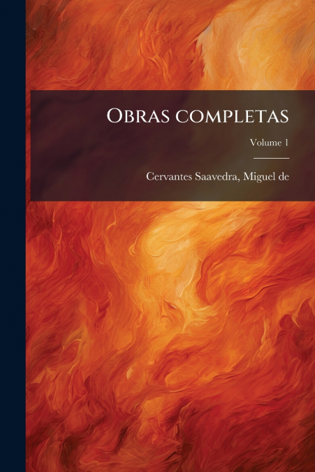 Obras completas; Volume 1