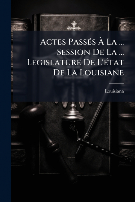 Actes Passés À La ... Session De La ... Legislature De L’état De La Louisiane