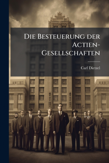 Die Besteuerung der Actien-Gesellschaften